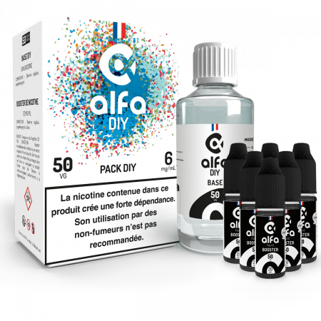 Pack Base avec nicotine – Alfaliquid – 200 ml – photo 2