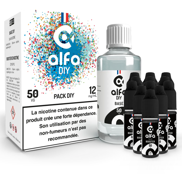 Pack Base avec nicotine – Alfaliquid – 200 ml – photo 4