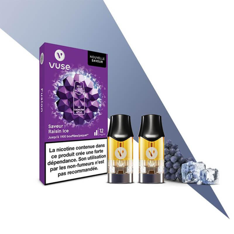 Cartouches Raisin ice X2 – Vuse