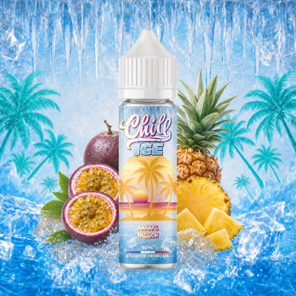 E-liquide Chill Ice Ananas Passion 50 ml