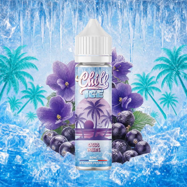Cassis Violette Chill Ice 50 ml - E-liquide frais