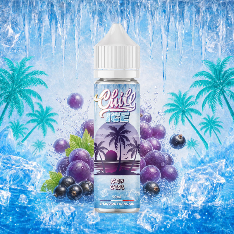 E-liquide Chill Ice Raisin Cassis 50 ml