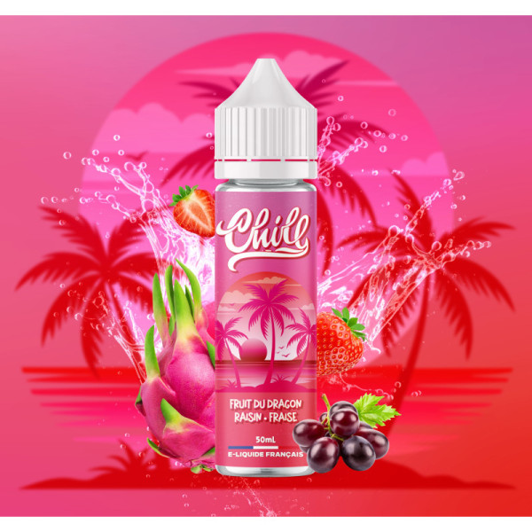 E-liquide Chill Fruit du Dragon Raisin Fraise 50 ml