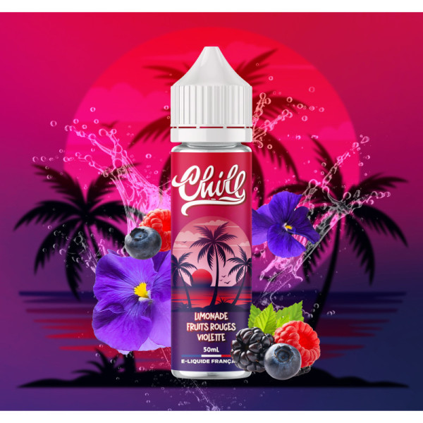 E-liquide Chill Limonade Fruits Rouges Violette 50 ml