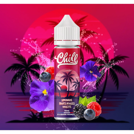 E-liquide Chill Limonade Fruits Rouges Violette 50 ml