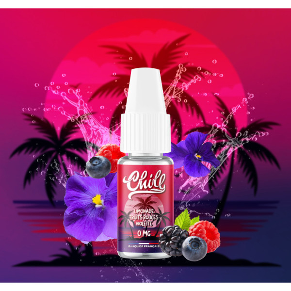 E-liquide Chill Limonade Fruits Rouges Violette 10 ml
