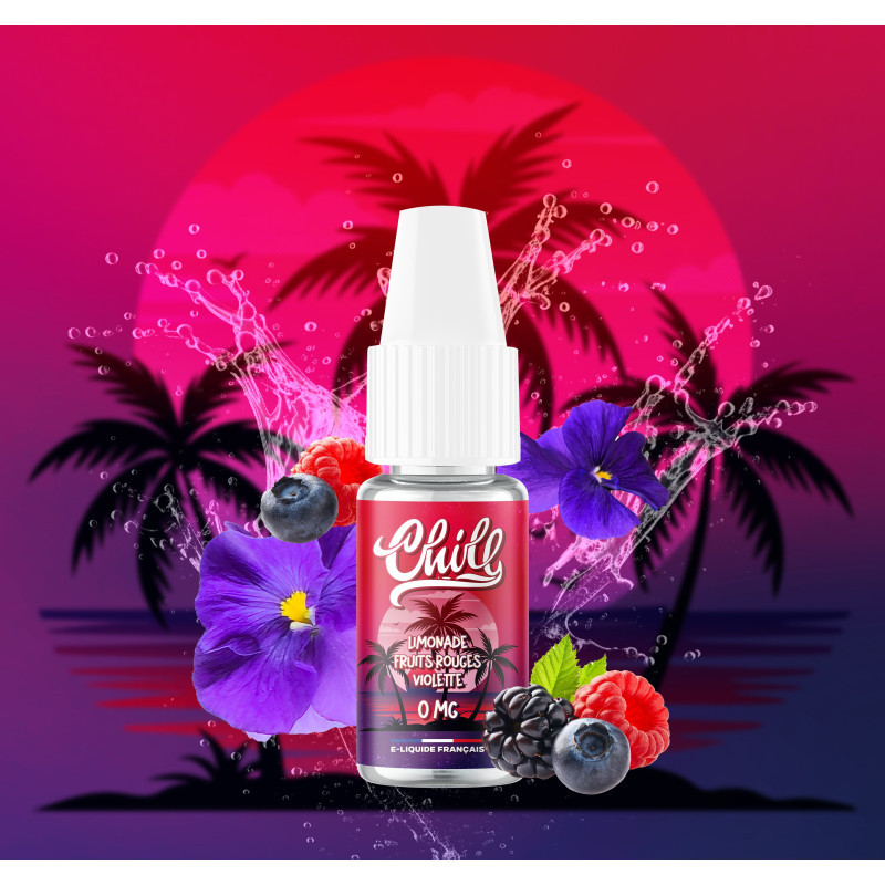 E-liquide Chill Limonade Fruits Rouges Violette 10 ml