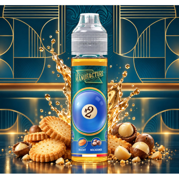 E-liquide La Manufacture N2 Sablé Macadamia 50 ml