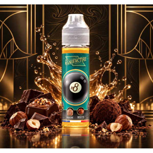 E-liquide La Manufacture N8 Praliné Noisette Grillée 50 ml