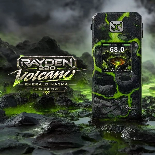 Box Rayden 220 Volcano Emerald Magma BD Vape