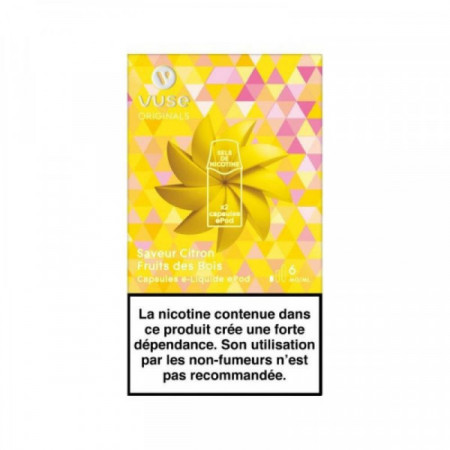 Cartouches Citron Fruits des bois X2 – Vype