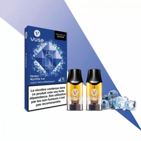 Cartouches Myrtille Ice x2 – Vype