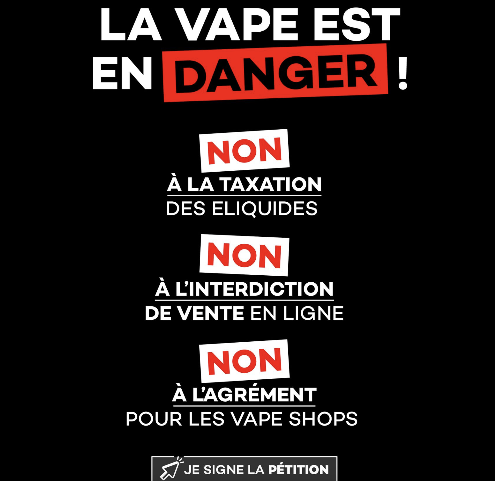Vape en danger